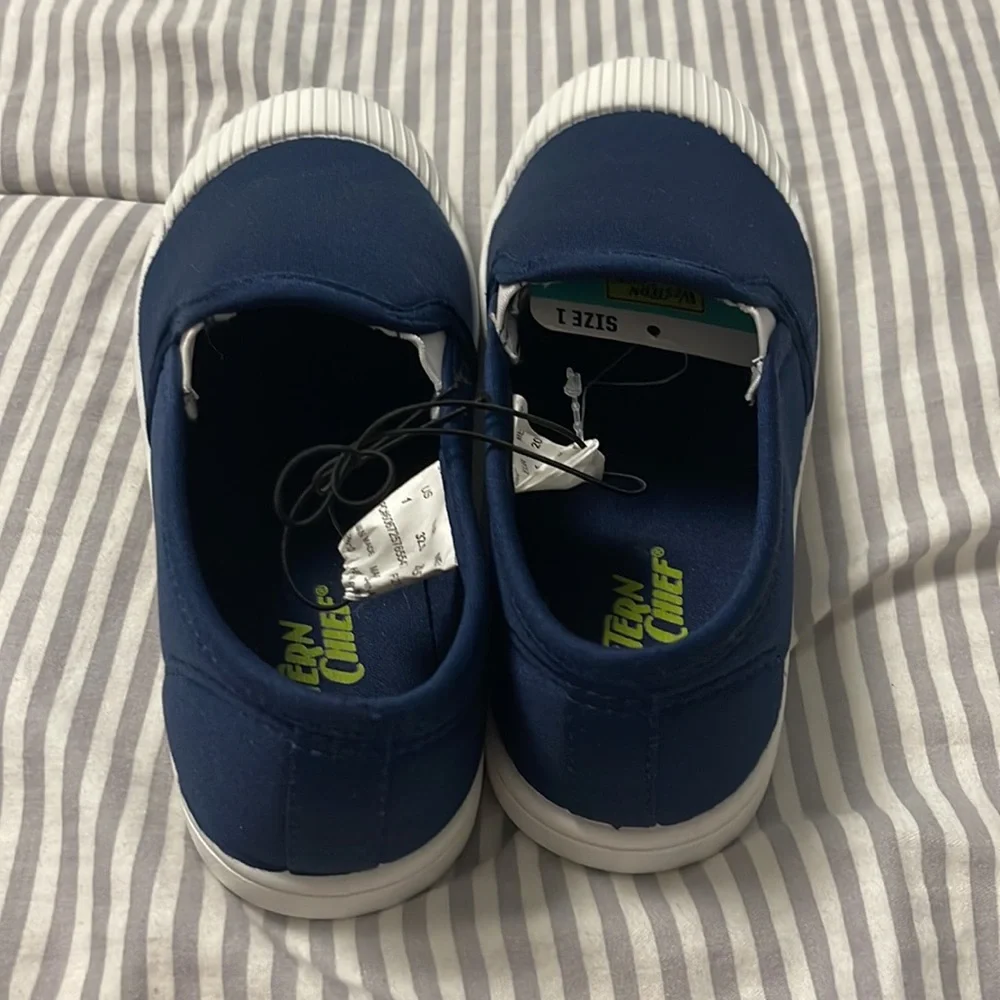 Western Chief Blue Slip Ons